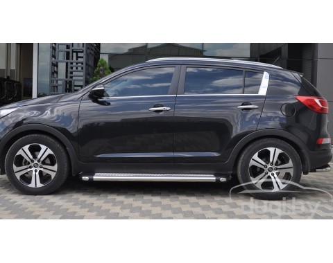 Пороги - площадки "Hunter" для Kia Sportage